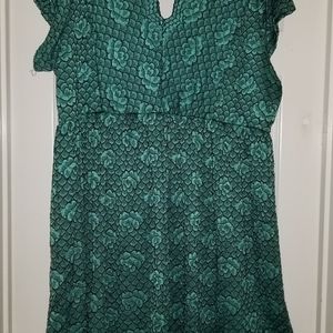 Teal Modcloth Mermaid Lace Midi Dress